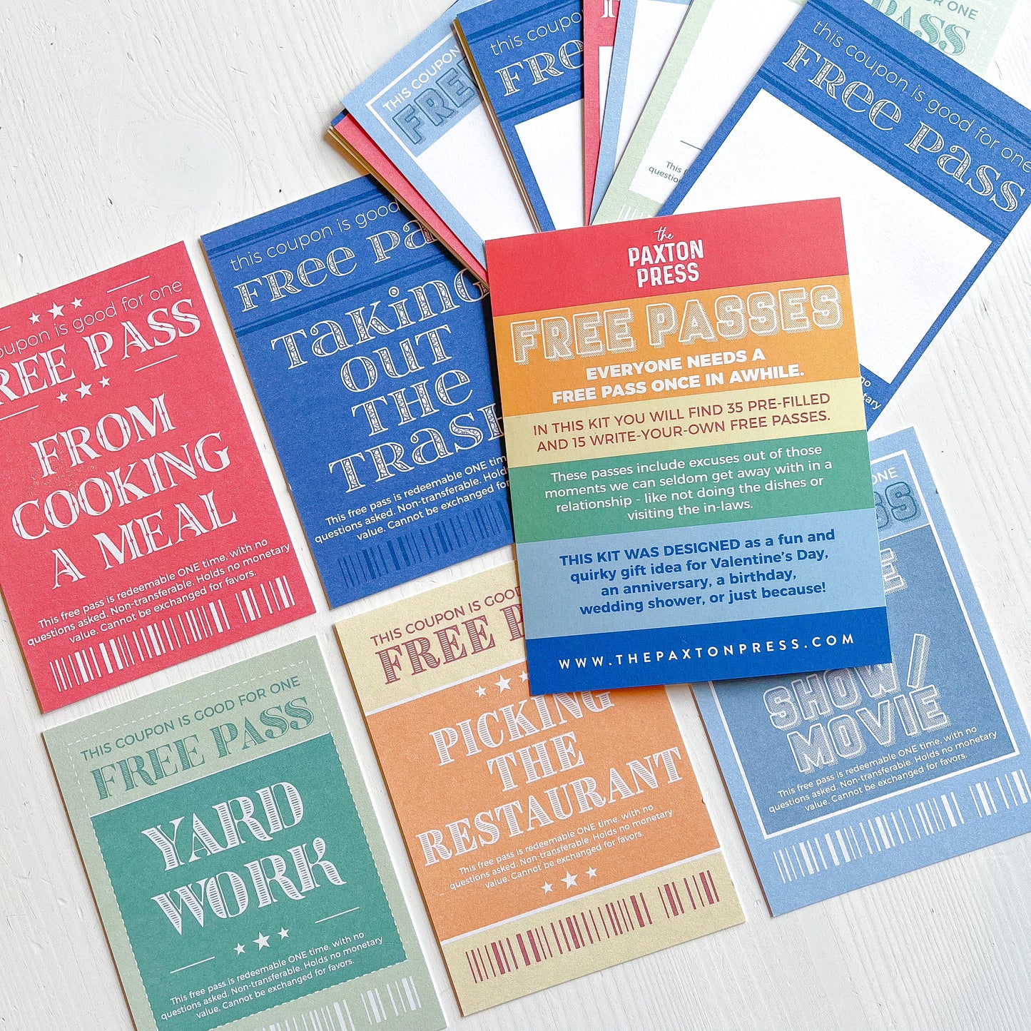 Love Passes Kit - Unique Couple Gift