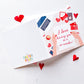 I love having you as a coworker! - 7" x 7" Jumbo Valentine's Day Folded Card
