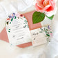 Watercolor Floral Arch Invitation Suite