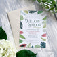 Palm Tropical Leaves Bridal Shower Invitation
