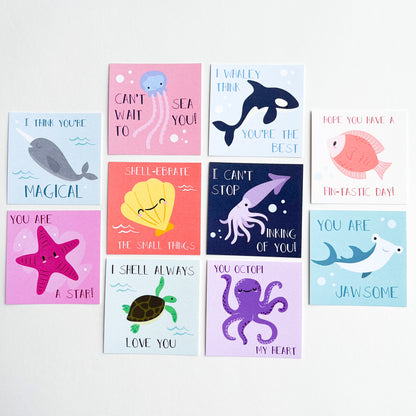Lunch Box Notes - Sea Creatures