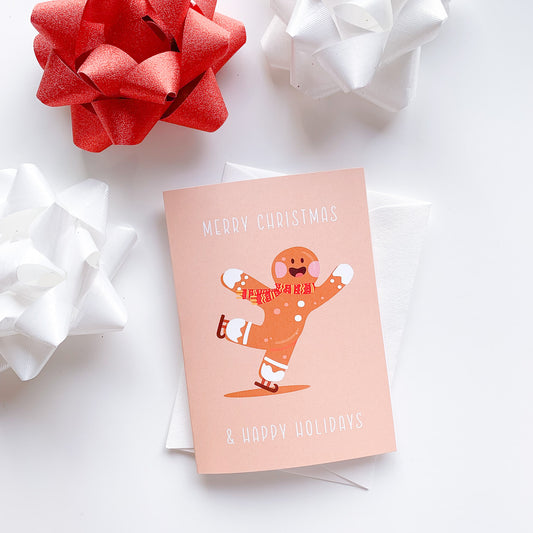 Ice Skating Gingerbread Man