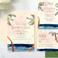 Palm Breeze Wedding Invitation Suite