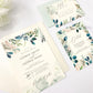 Greenery Watercolor Wedding Invitation Suite