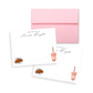 Coffee & Croissants Personalized Stationery Set of 12