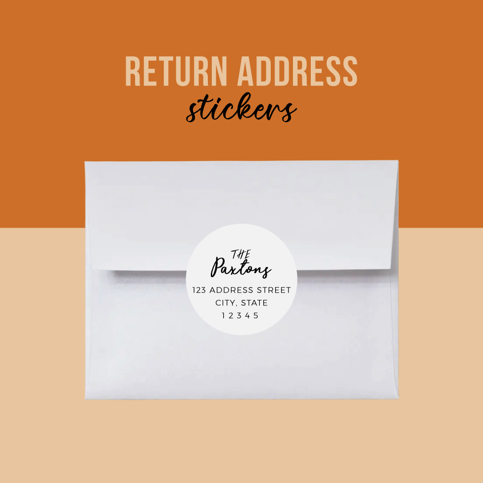 Return Address Stickers (Set of 50)