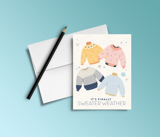 Sweater Weather Card