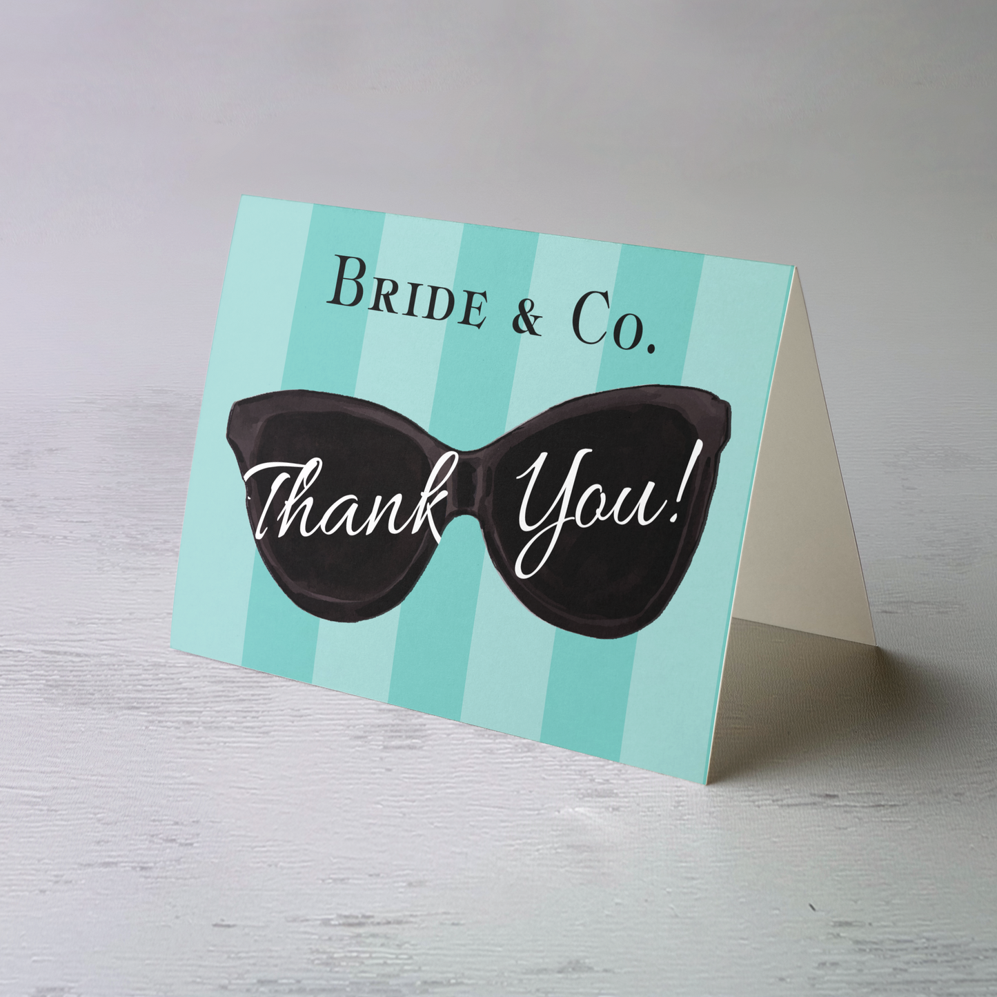 Bride & Co Bridal Shower Thank You Cards - Set of 10