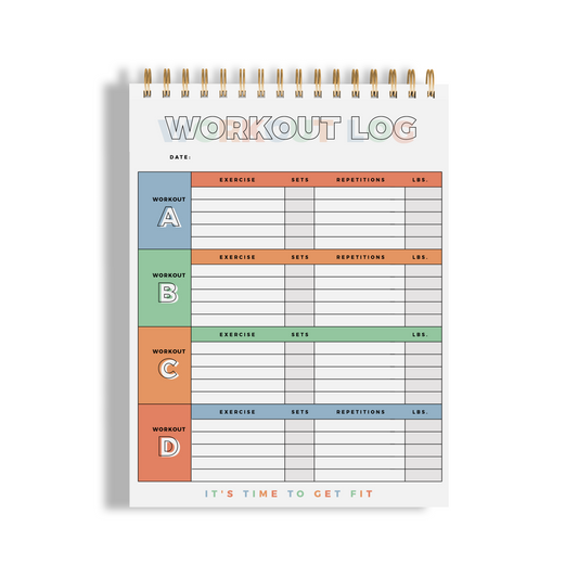 Daily Workout Log - 50 Page Notebook