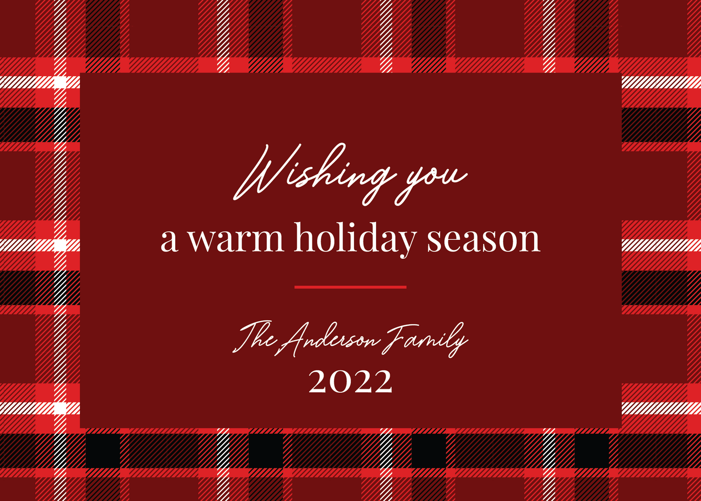 Wishing You A Warm Holiday Season