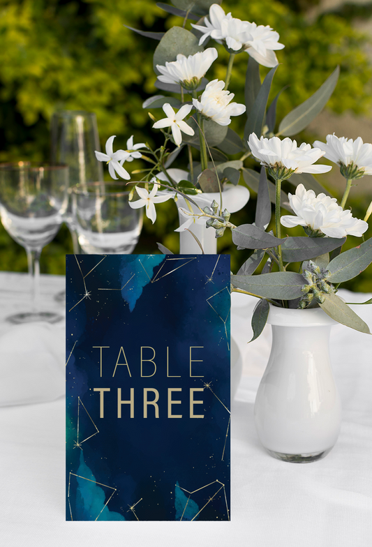 Constellation Tented Table Numbers