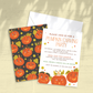 Pumpkin Carving Party Invitation - Custom OR Fill-in-the-Blank - Set of 25