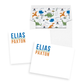 Boys Dinosaur Personalized Stationery Set of 12