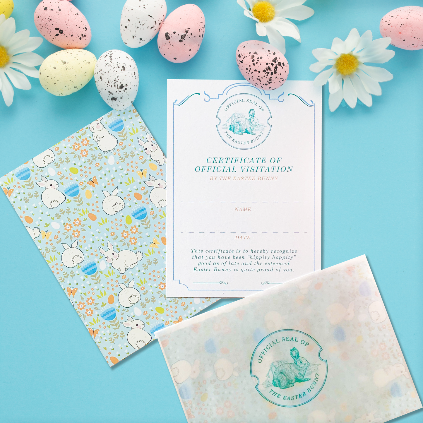 Easter Bunny Certificate for Kids