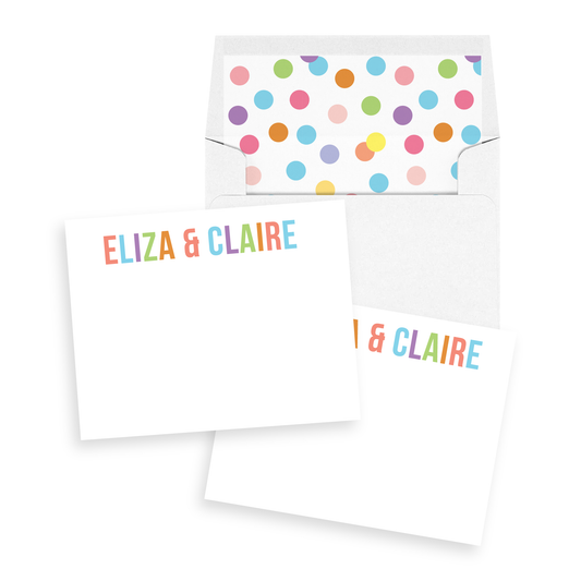 Personalized Stationery Set of 12