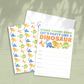 Stomp Roar Dinosaur Birthday Party Invitation - Custom OR Fill-in-the-Blank - Set of 25