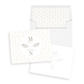 Geometric Gold Personalized Stationery Set of 12