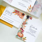 Autumn Pumpkin Vellum Wrap Wedding Invitation Suite