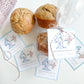 From the Kitchen of - Light Blue Mixer Tags or Stickers