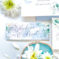 Azure Watercolor Wedding Invitation Suite
