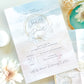 Ocean Watercolor Wedding Invitation Suite