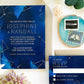 Constellation Watercolor Wedding Invitation Suite