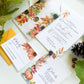 Autumn Pumpkin Vellum Wrap Wedding Invitation Suite