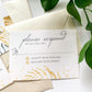 Golden Palms Wedding Invitation Suite