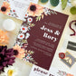 Autumn Sunflower and Burgundy Wedding Invitation Suite