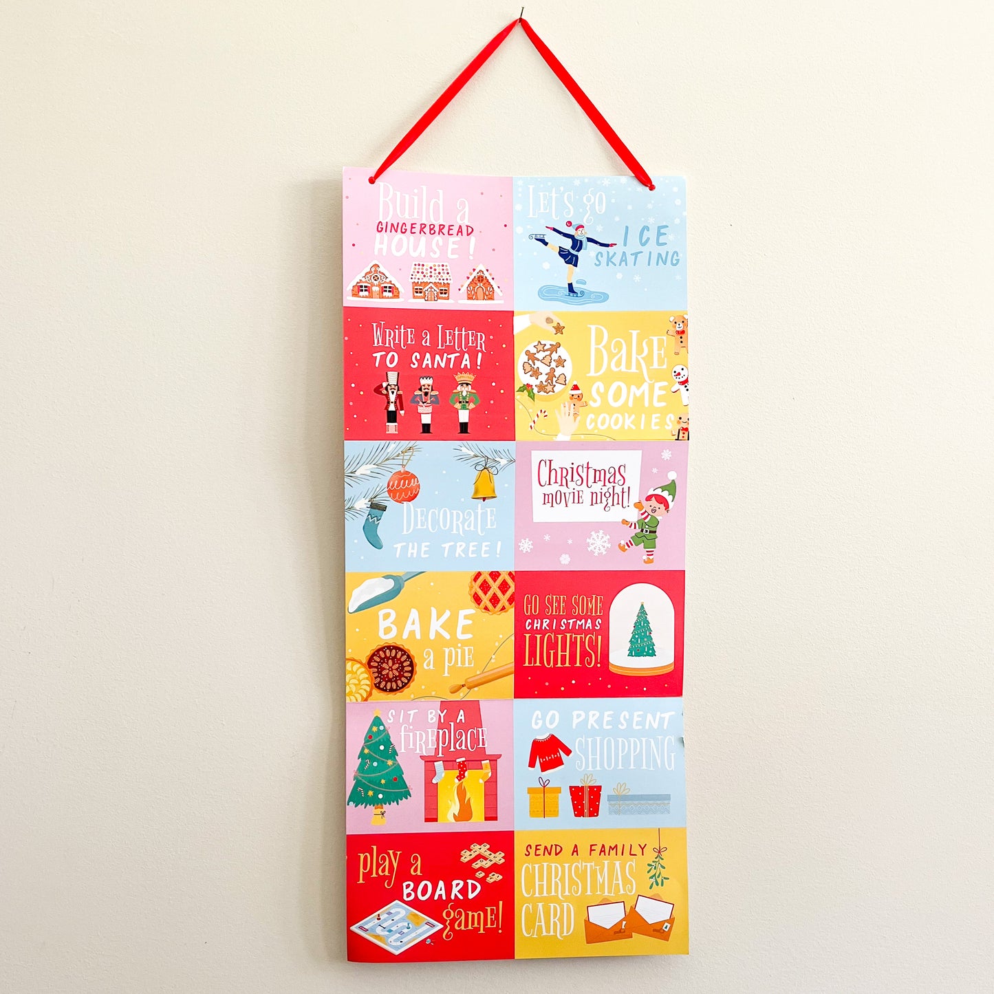 Christmas Countdown Activity Chart