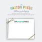 Family with Names Personalized Stationery Set of 12