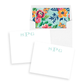 Monogram & Feminine Floral Personalized Stationery Set of 12