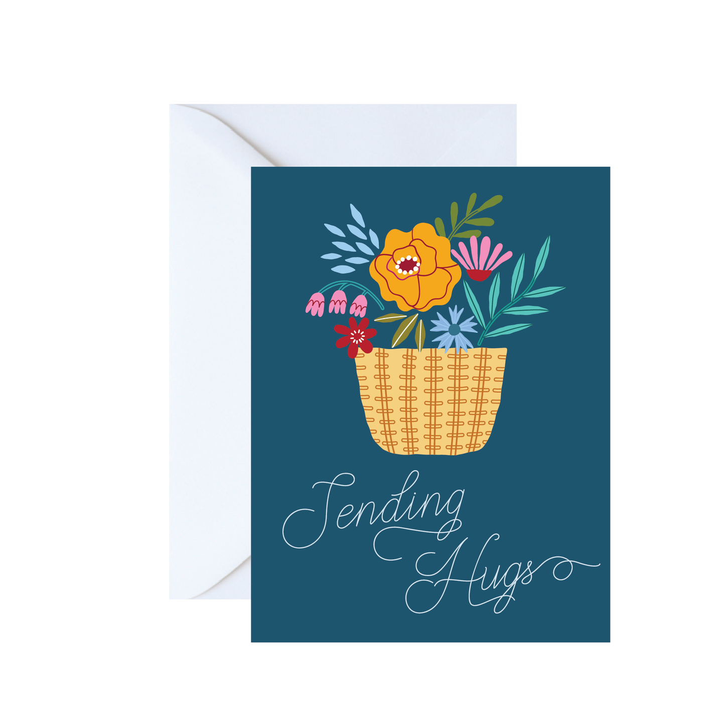 Sending Hugs Sympathy Card