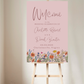 Summer Wildflower Welcome Sign