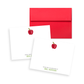 Teacher Apple Personalized Stationery Set of 12