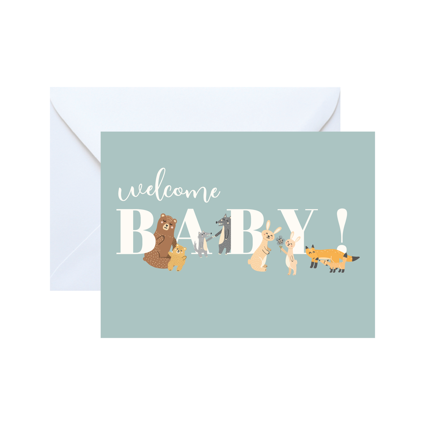 Welcome Baby - Baby Shower Card