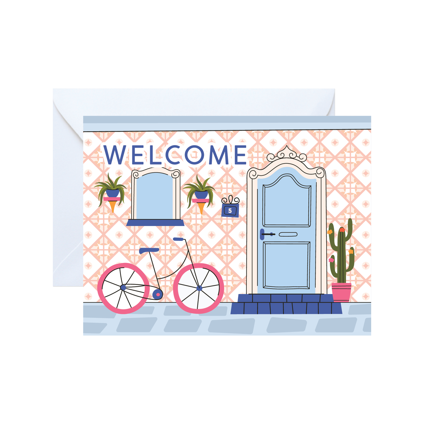 Welcome Home Bicycle Card