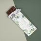 Chocolate Bar Wrapper Wedding or Bridal Shower Favor - Simple Watercolor